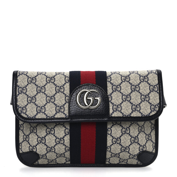 Gucci Gg Supreme Web Small Ophidia Belt #182356G95B - Picture 1 of 10